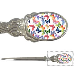 Bright Butterflies Circle In The Air Letter Opener by SychEva