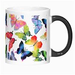 Bright Butterflies Circle In The Air Morph Mugs Right