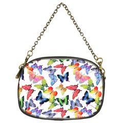 Bright Butterflies Circle In The Air Chain Purse (two Sides) by SychEva