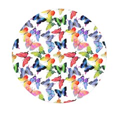 Bright Butterflies Circle In The Air Mini Round Pill Box (pack Of 3) by SychEva