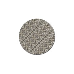 Vintage Pattern Geometric Mosaic Golf Ball Marker (4 Pack) by dflcprintsclothing