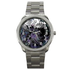 When Gears Turn Sport Metal Watch by MRNStudios