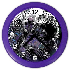 When Gears Turn Color Wall Clock by MRNStudios