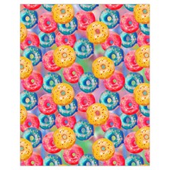 Multicolored Donuts Drawstring Bag (small) by SychEva