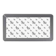 Grey Unicorn Sketchy Style Motif Drawing Pattern Memory Card Reader (mini) by dflcprintsclothing