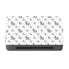 Grey Unicorn Sketchy Style Motif Drawing Pattern Memory Card Reader With Cf by dflcprintsclothing