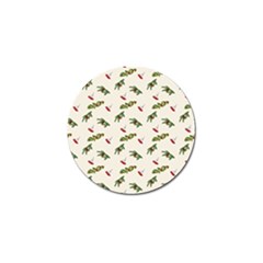 Spruce And Pine Branches Golf Ball Marker by SychEva