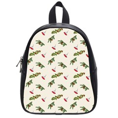 Spruce And Pine Branches School Bag (small) by SychEva