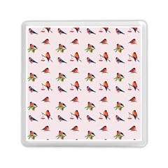 Bullfinches Sit On Branches Memory Card Reader (square) by SychEva