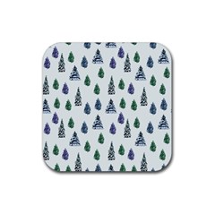Coniferous Forest Rubber Coaster (square) by SychEva
