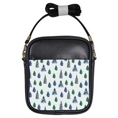 Coniferous Forest Girls Sling Bag by SychEva