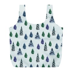 Coniferous Forest Full Print Recycle Bag (l) by SychEva