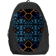 Blue Pattern Backpack Bag by Dazzleway