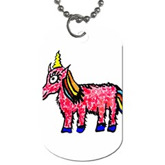 Unicorn Sketchy Style Drawing Dog Tag (one Side) by dflcprintsclothing