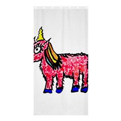 Unicorn Sketchy Style Drawing Shower Curtain 36  X 72  (stall)  by dflcprintsclothing
