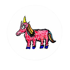 Unicorn Sketchy Style Drawing Mini Round Pill Box (pack Of 3) by dflcprintsclothing