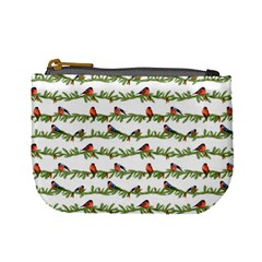 Bullfinches On The Branches Mini Coin Purse by SychEva