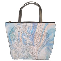 Convoluted Patterns Bucket Bag