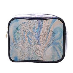 Convoluted Patterns Mini Toiletries Bag (one Side)