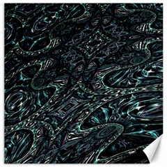 Emerald Distortion Canvas 16  X 16  by MRNStudios