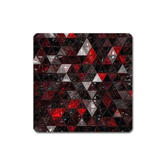 Gothic Peppermint Square Magnet by MRNStudios