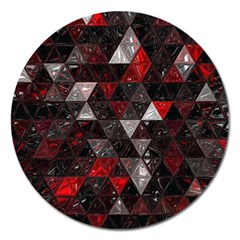 Gothic Peppermint Magnet 5  (round) by MRNStudios