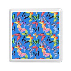 Bright Butterflies Circle In The Air Memory Card Reader (square) by SychEva