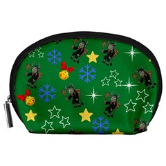 Krampus Kawaii Green Accessory Pouch (large)