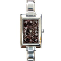 Shotgun Mandala Rectangle Italian Charm Watch by MRNStudios