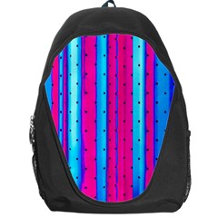 Warped Stripy Dots Backpack Bag by essentialimage365