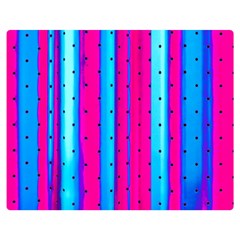 Warped Stripy Dots Double Sided Flano Blanket (medium)  by essentialimage365