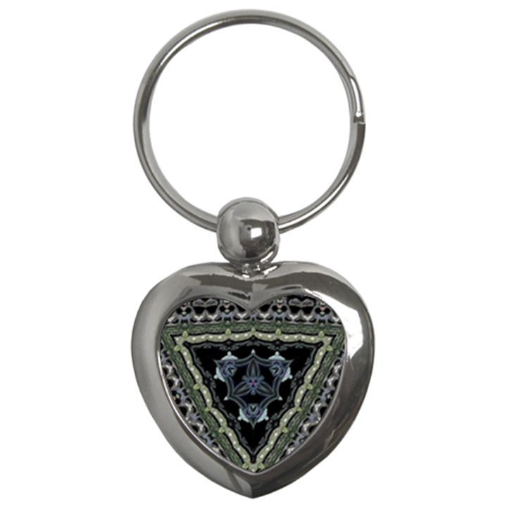 Folksy Trinity Key Chain (Heart)