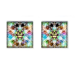 375 Chroma Digital Art Custom Cufflinks (square) by Drippycreamart