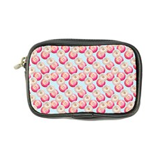 Pink And White Donuts On Blue Coin Purse by SychEva