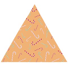 Sweet Christmas Candy Wooden Puzzle Triangle by SychEva