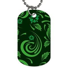 Folk Flowers Print Floral Pattern Ethnic Art Dog Tag (one Side) by Eskimos