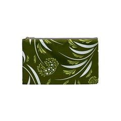 Folk Flowers Print Floral Pattern Ethnic Art Cosmetic Bag (small) by Eskimos