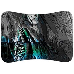 Glitch Witch Velour Seat Head Rest Cushion by MRNStudios