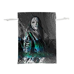 Glitch Witch Lightweight Drawstring Pouch (l) by MRNStudios