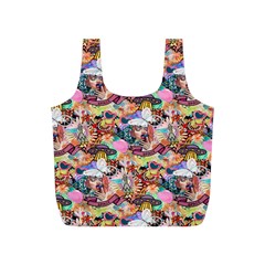 Retro Color Full Print Recycle Bag (s) by Sparkle