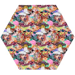 Retro Color Wooden Puzzle Hexagon by Sparkle