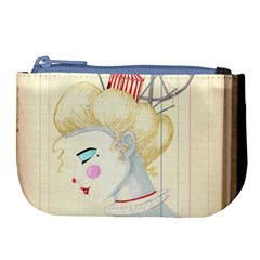 Clown Maiden Large Coin Purse by Limerence