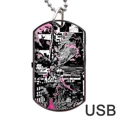 Cavities Dog Tag Usb Flash (two Sides) by MRNStudios