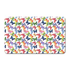 Multicolored Butterflies Magnet (rectangular) by SychEva