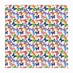 Multicolored Butterflies Medium Glasses Cloth (2 Sides) by SychEva