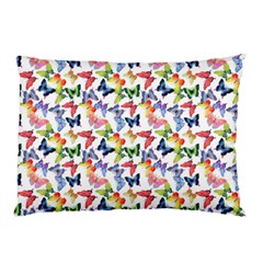 Multicolored Butterflies Pillow Case (Two Sides)