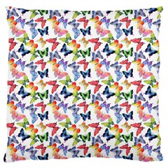 Multicolored Butterflies Large Cushion Case (One Side)