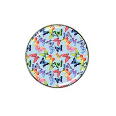 Watercolor Butterflies Hat Clip Ball Marker (4 Pack) by SychEva
