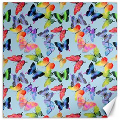 Watercolor Butterflies Canvas 12  X 12  by SychEva