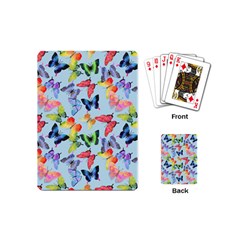 Watercolor Butterflies Playing Cards Single Design (mini) by SychEva